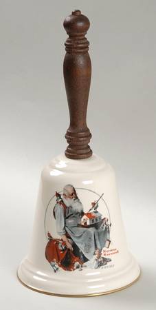 Norman Rockwell Bell Santa's Helper - Boxed