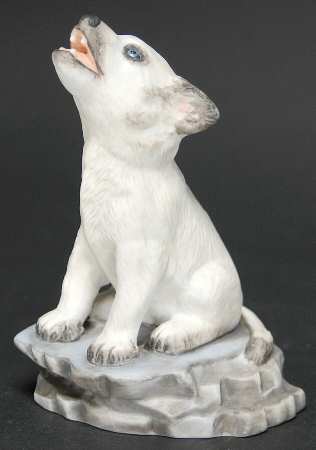 Gorham Figurine Arctic Serenade-Wolf Pup - Boxed