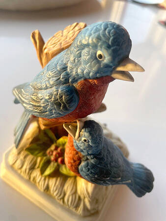 Gallery Birds Eastern Bluebird Pair - Musical - No Box
