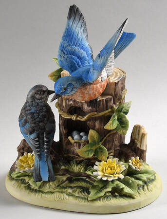 Gallery Birds Eastern Bluebird Family - Boxed
