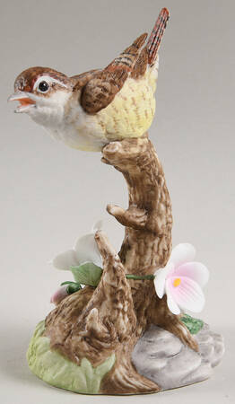 Gallery Birds Wren On Flower - No Box
