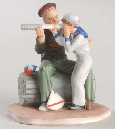 Norman Rockwell Figurines-Miniatures Captain - Boxed