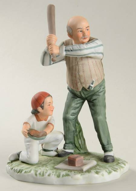 Saturday Evening Post Figurines Batter Up! - Boxed