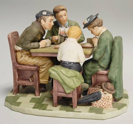 Saturday Evening Post Figurines Grace Before Meals - No Box