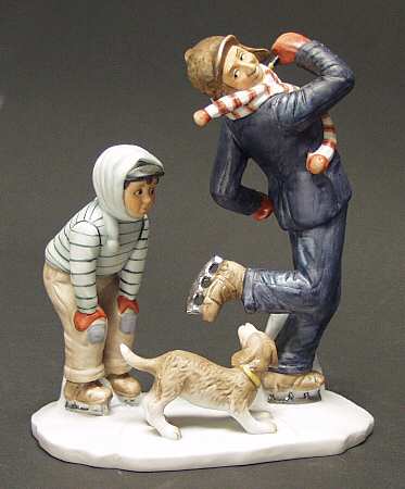 Saturday Evening Post Figurines Gay Blades - Boxed