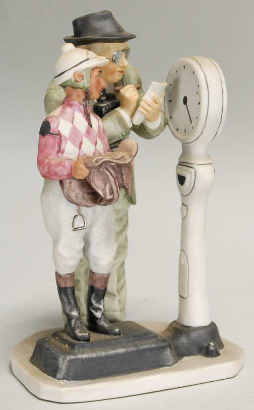 Saturday Evening Post Figurines The Weigh In - Boxed