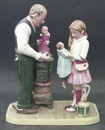 Saturday Evening Post Figurines At The Curiostiy Shop - Boxed