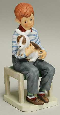 Saturday Evening Post Figurines At The Vets - Boxed