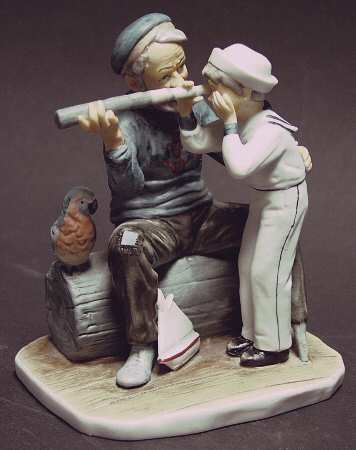 Saturday Evening Post Figurines Captain - Boxed