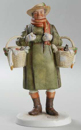 Saturday Evening Post Figurines Merrie Christmas - Boxed