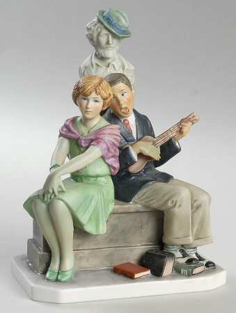 Saturday Evening Post Figurines Serenade - Boxed