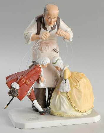 Saturday Evening Post Figurines The Puppet Maker - With Box
