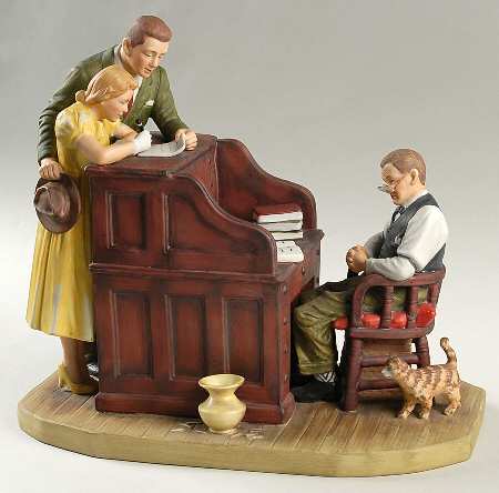 Saturday Evening Post Figurines Marriage License - Boxed