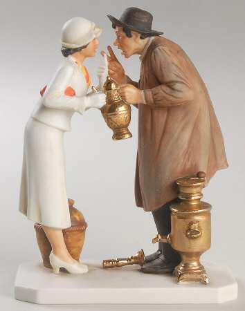 Saturday Evening Post Figurines The Antique Dealer - Boxed
