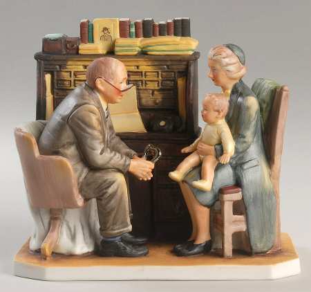 Saturday Evening Post Figurines First Annual Visit - Boxed