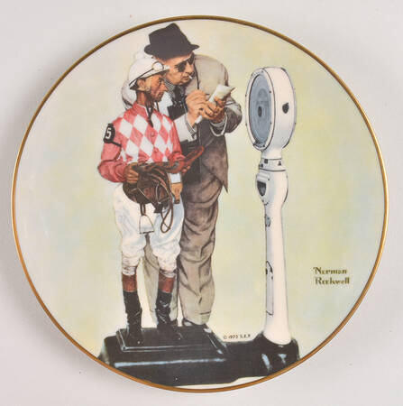 Gorham Plate Weighing In-Kentucky Derby Anniversary - Boxed