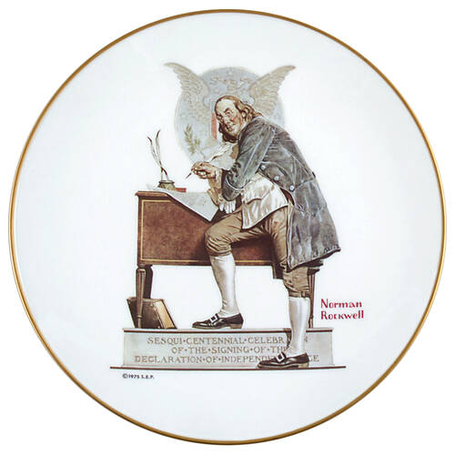 Gorham Plate America's Sesqui Centennial - Boxed