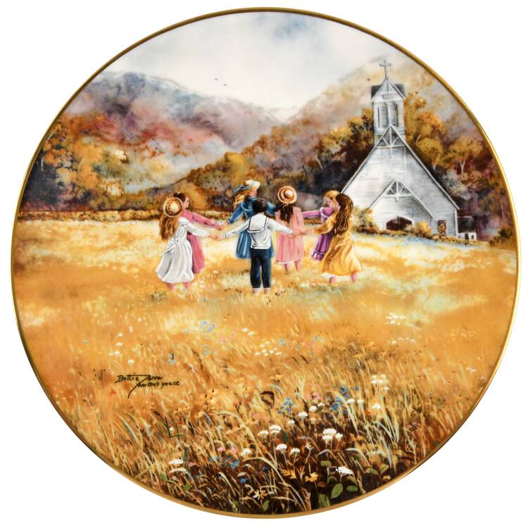 Gorham Plate Pastoral Symphony - Gather The Children - No Box