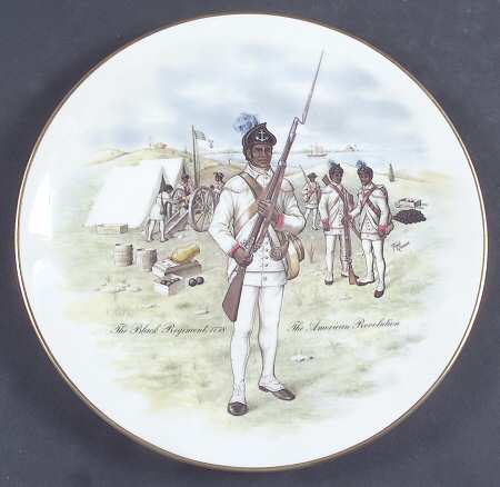 Gorham Plate The Black Regiment 1778 - Boxed