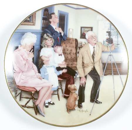 Gorham Plate Family Portrait - Boxed