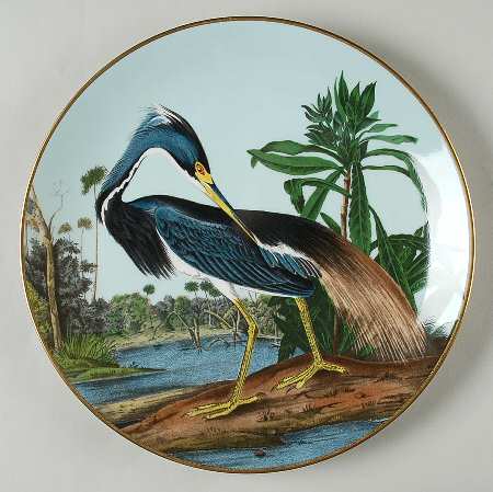 Audubon American Wildlife Heritage Royal Louisiana Heron - No Box