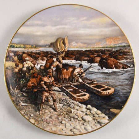 Lewis & Clark Captain Clark And The Buffalo Gang - No Box