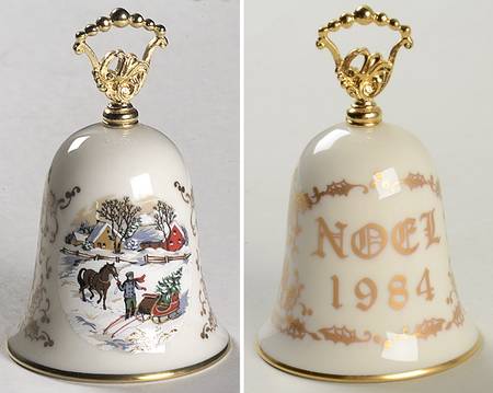 Currier and Ives Bell Hitching Up - Boxed