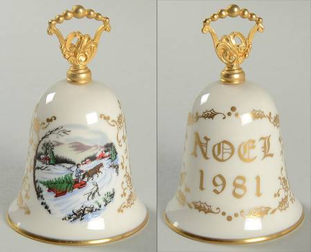 Currier and Ives Bell Christmas Tree - Boxed