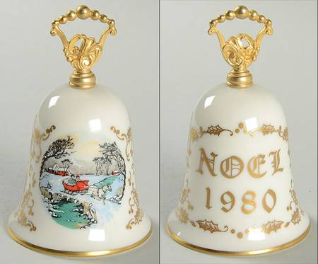 Currier and Ives Bell Christmas In The Country - Boxed