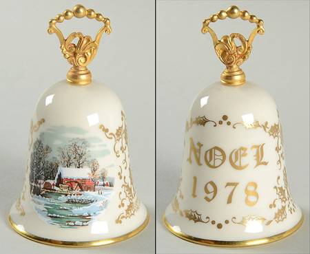 Currier and Ives Bell Yule Logs - Boxed