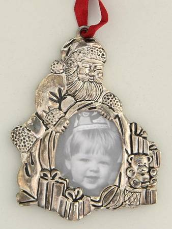Gorham Ornaments Santa Picture Frame - No Box