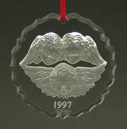Annual Crystal Ornaments Cherub - Boxed