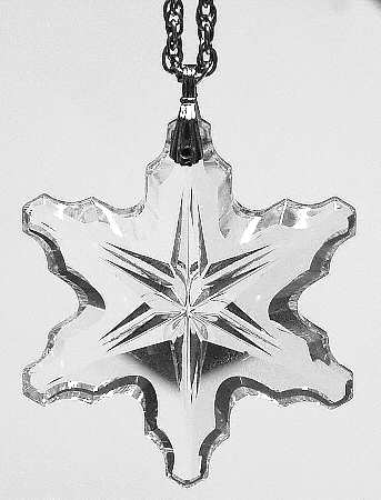 Crystal Snowflake Pendant Snowflake - Boxed