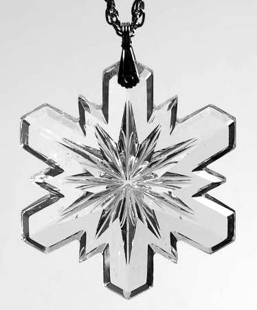 Crystal Snowflake Pendant Snowflake - Boxed
