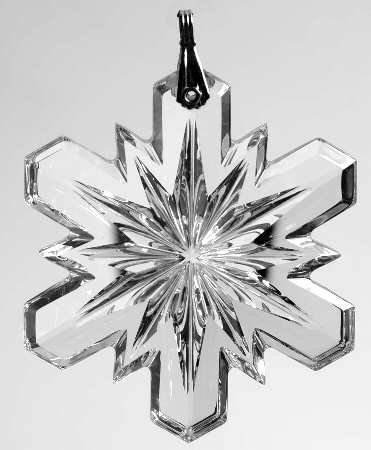 Crystal Snowflake Pendant Snowflake-Without Chain - Boxed