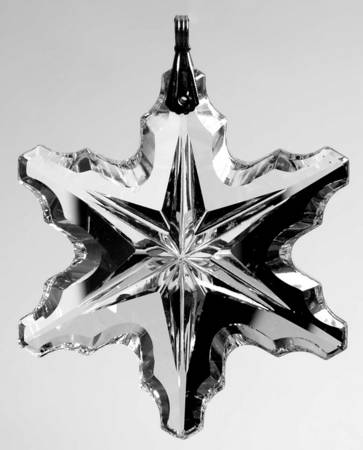 Crystal Snowflake Pendant Snowflake-Without Chain - Boxed