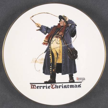 Gorham Christmas Plate The Jolly Coachman - No Box