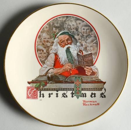 Gorham Christmas Plate Yuletide Reckoning - No Box