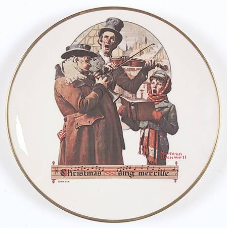 Gorham Christmas Plate Christmas Trio - Boxed