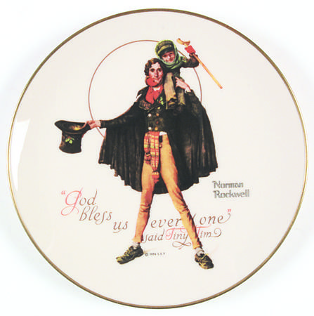 Gorham Christmas Plate Tiny Tim - No Box
