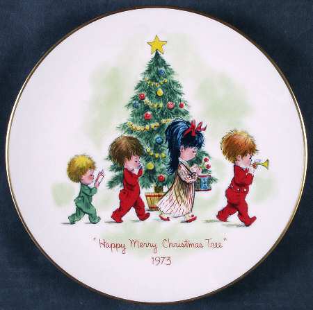Moppets Christmas Plate Christmas March - No Box
