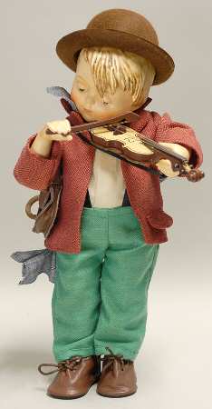 Goebel-Hummel Doll Little Fiddler - Boxed