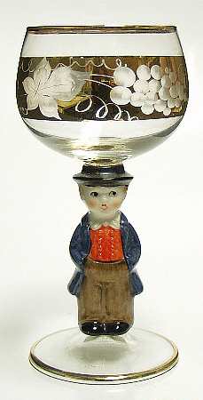 Goebel Figurine Stem Glassware Bavarian Man - No Box