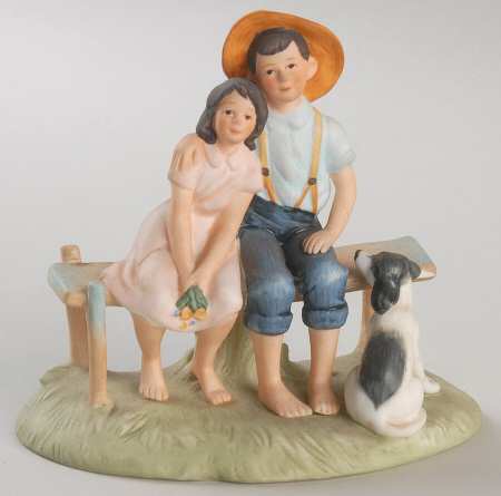 Norman Rockwell Figurines-Miniatures Sweet Serenade - Boxed