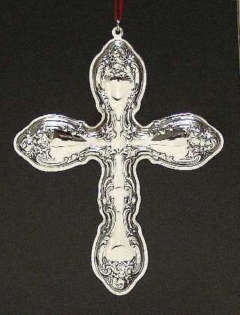 Annual Christmas Cross-Sterling Melrose Cross - Boxed