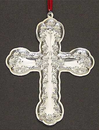 Annual Christmas Cross-Sterling Buttercup Cross - Boxed