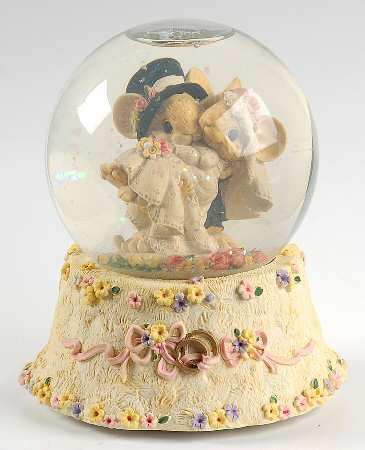 Little Cheesers Wedding Accessories Musical Water Globe - Boxed