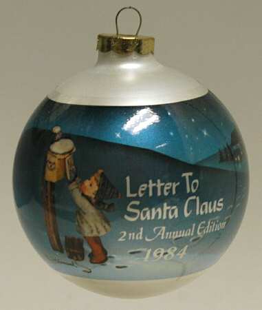 Hummel Ball-Ornament Letter To Santa Claus - Boxed