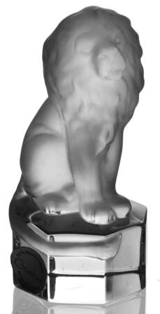 Zoo Paperweights-Crystal Lion - No Box