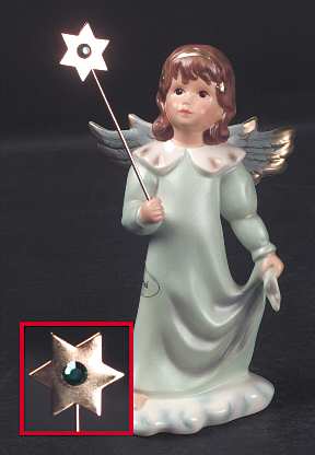 Birthday Blessing-Figurine May-Emerald - Boxed